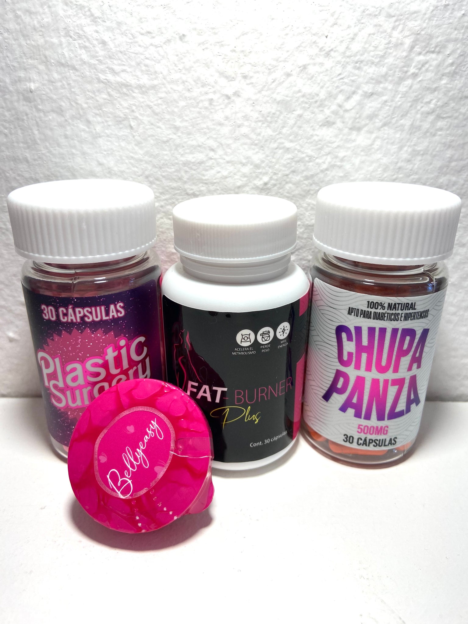Kit Glow Xtreme ✨ Plastic Surgery + Fat Burner Plus + Chupa Panza + Belly Detox