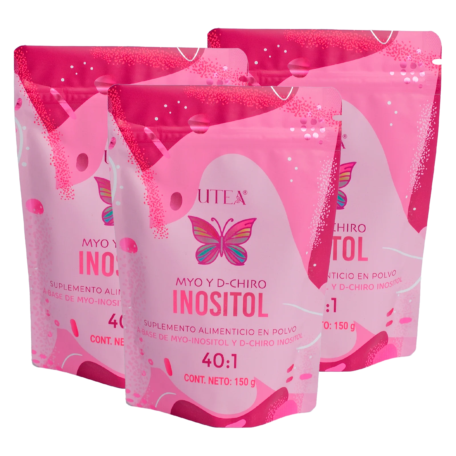 Myo & D- Chiro Inositol. Paquete de 3